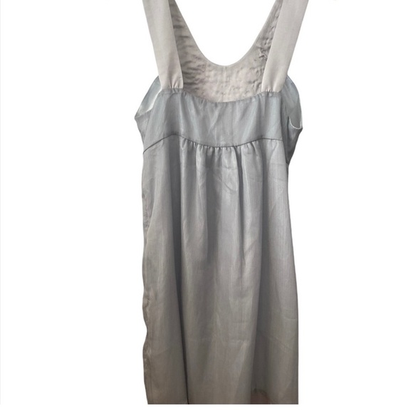 LIPSY Gray Organza Halter Summer Dress - Picture 2 of 4